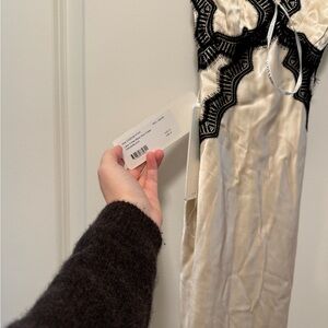 New With Tags Shona Joy Lace Camille Cross Back Midi Dress